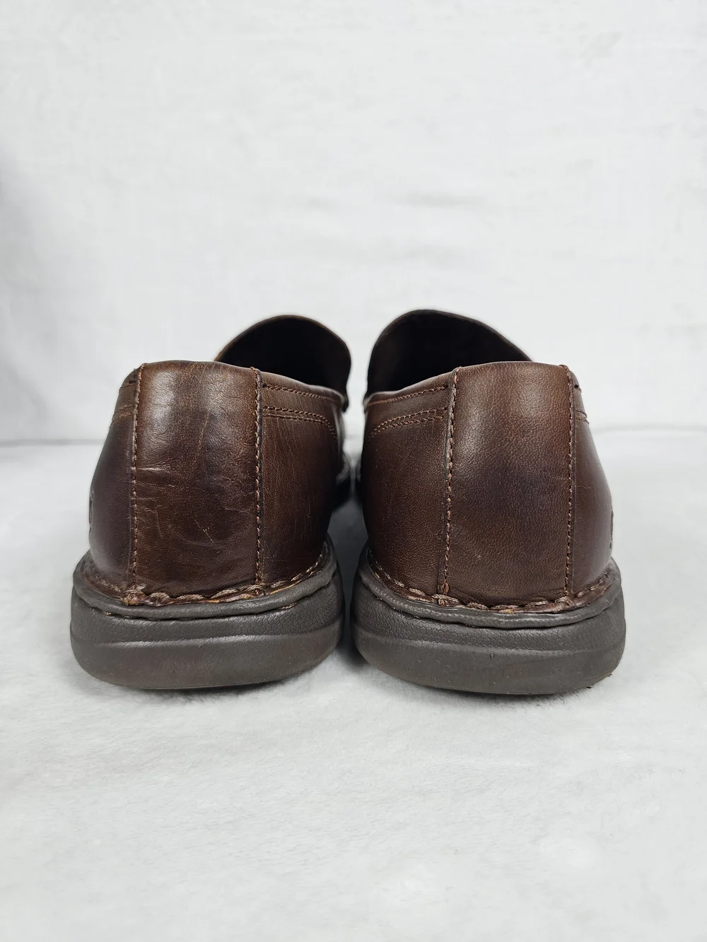 Born Thaton Shoes Mens Size 13 M Brown Driving Loafers Leather Slip-On Moccasin